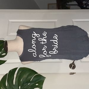 Bachelorette Gray Tank top XS